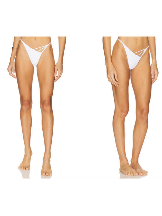 Other - lovewave the Charley Bikini Bottom white size M NWT $78msrp
